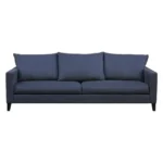 Canapé 3 Places Moderne – Tissu Premium Bleu Marine
